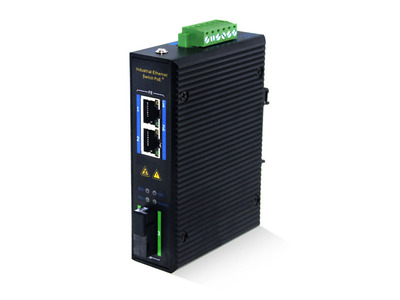 100M 1光2电工业级以太网交换机